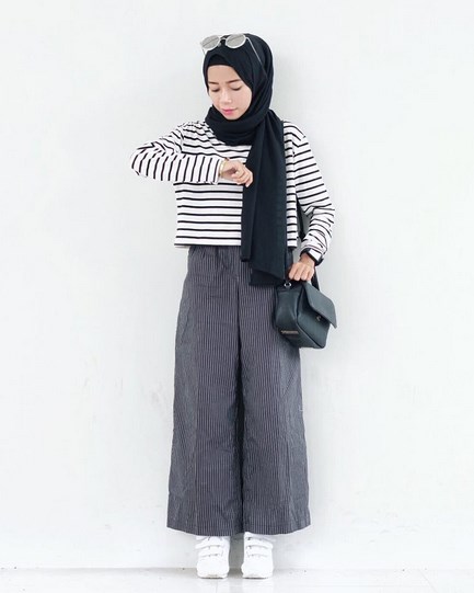 Model Celana Kulot Hijaber Modis Trendy Terbaru 2016