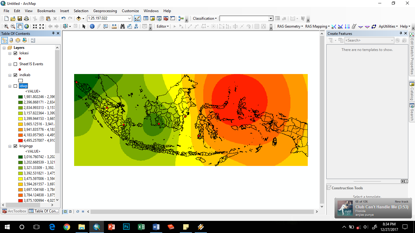 Tutorial Interpolasi IDW dan Kriging