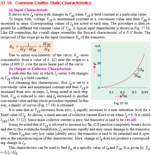 Emitter Static Characteristics