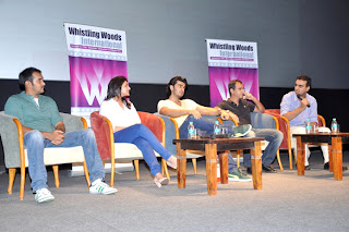Parineeti Chopra with Arjun Kapoor snapped at Whistling Woods International 