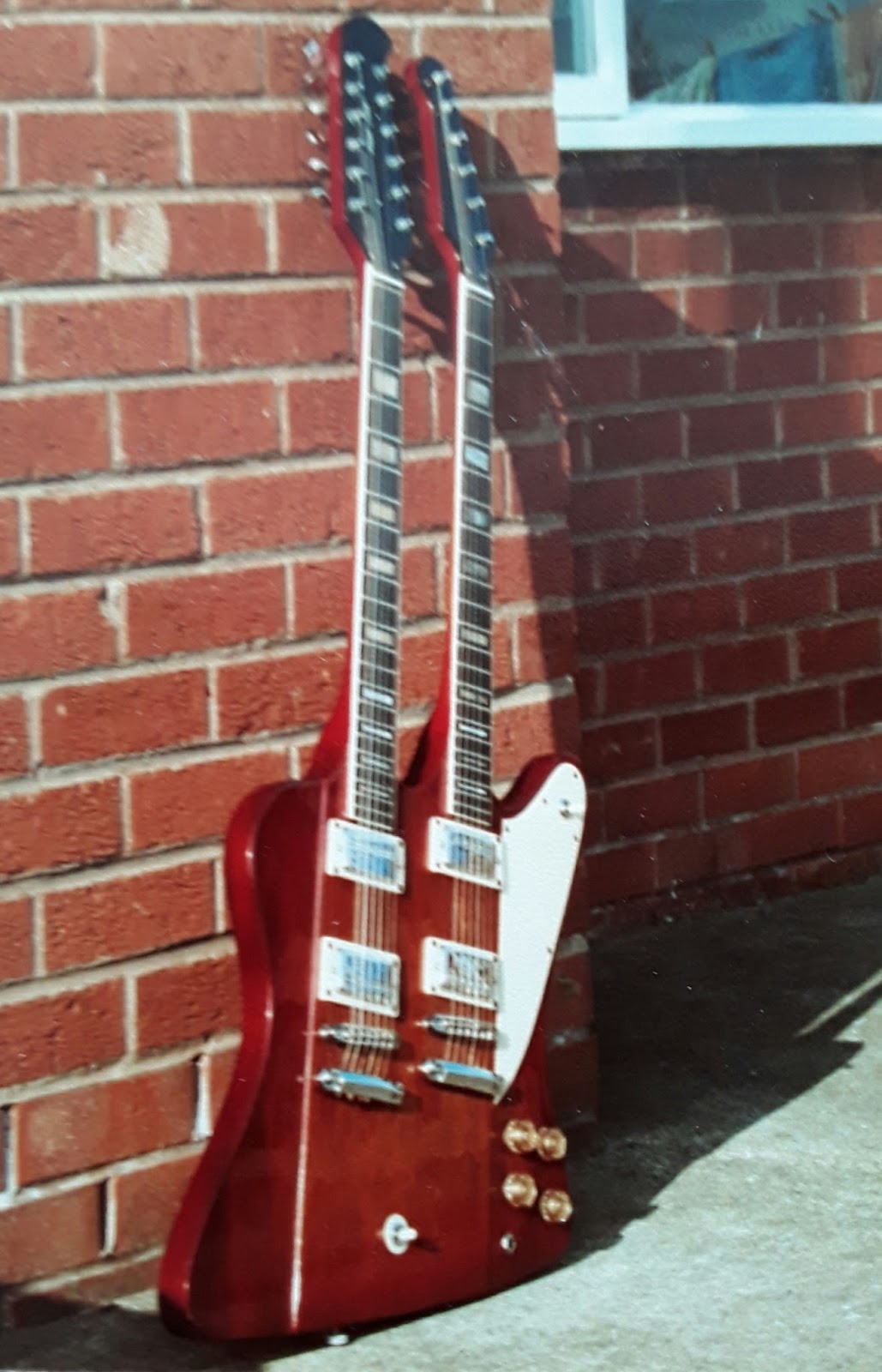 Flat Eric's Bass & Guitar Collection Firebird Twin Neck, from years