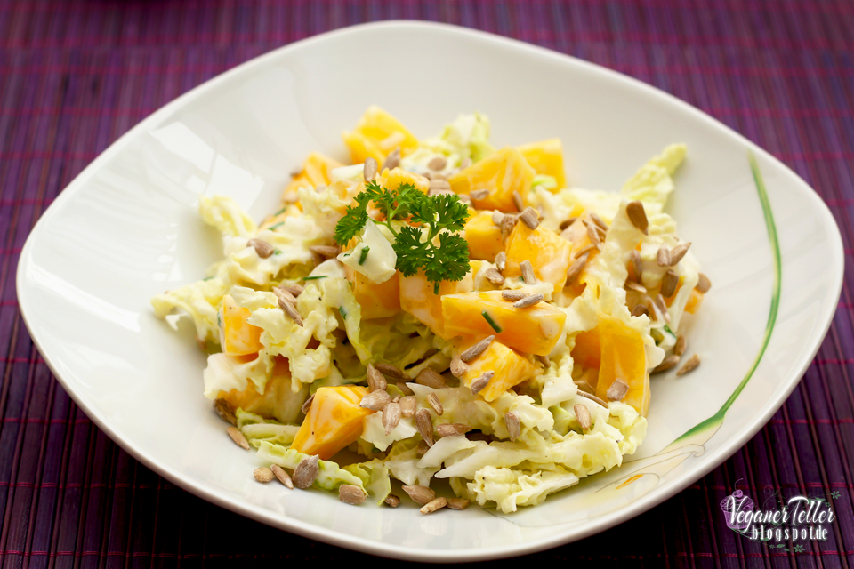 Chinakohl-Mango Salat | VEGAN