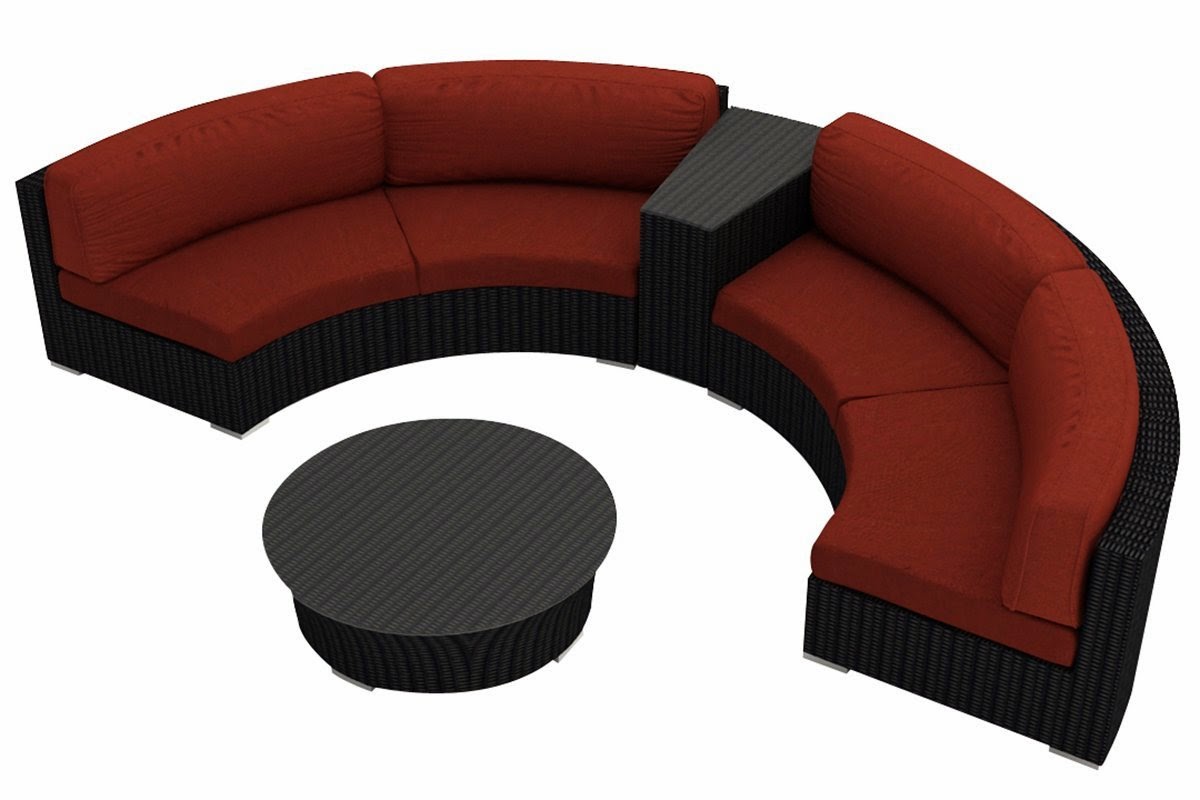 Curved Sofas And Loveseats Reviews Curved Outdoor Sofa