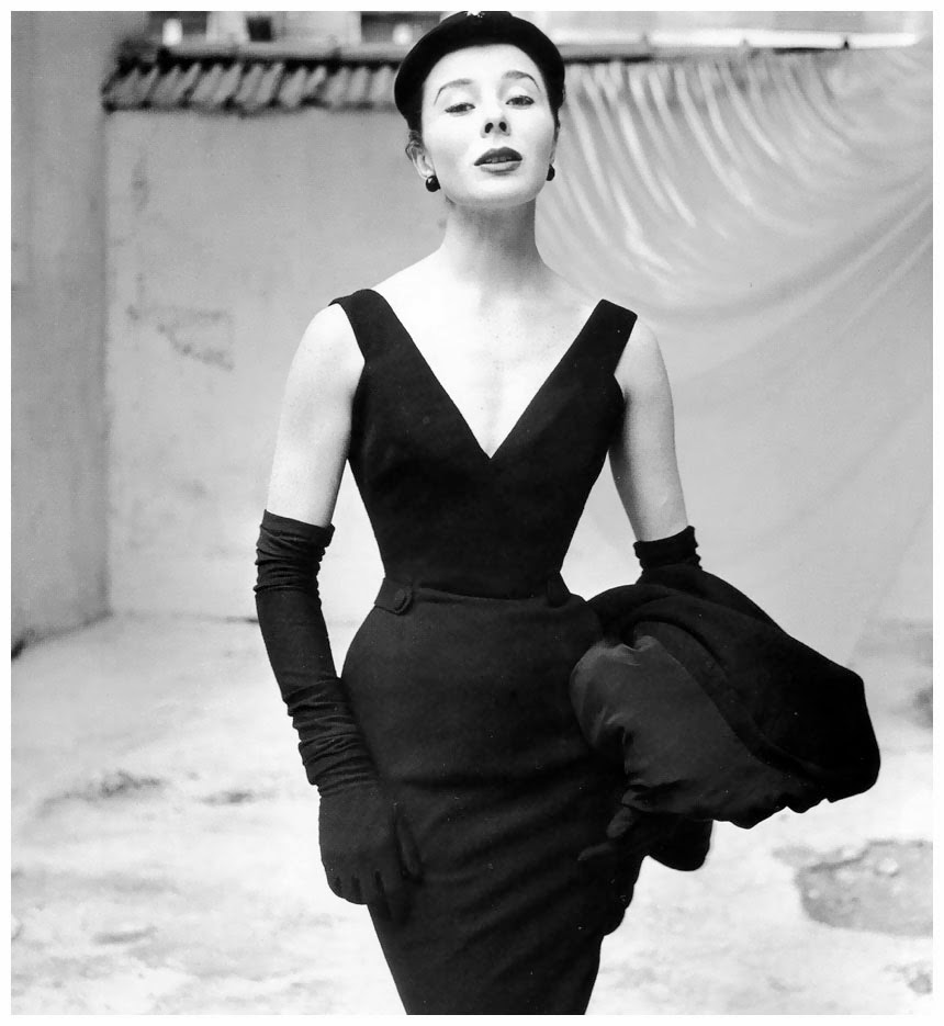 Bettina in Christian Dior 1952- photo by Frances McLaughlin-Gill 1952