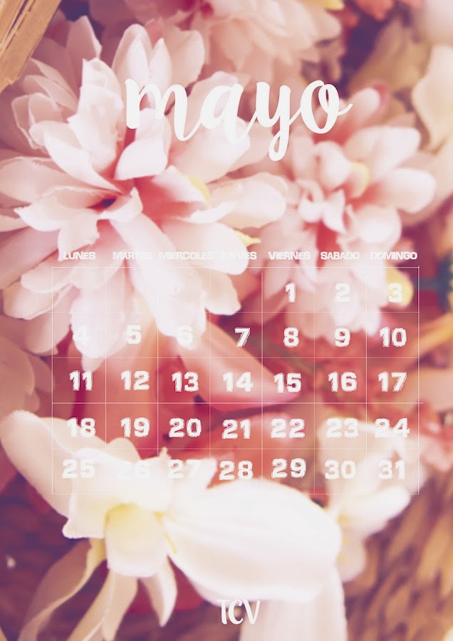 Calendario descargable mayo