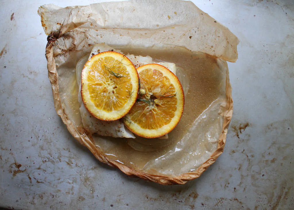 Food Lust People Love: Fennel Orange Cod en Papillote #FishFridayFoodies