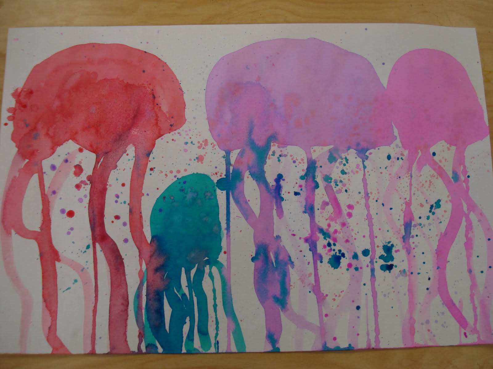 COLOR for EVERYONE: Water Color Jelly Fish