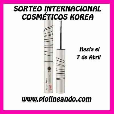 SORTEO INTERNACIONAL MÁSCARA DE PESTAÑAS INNSIFREE