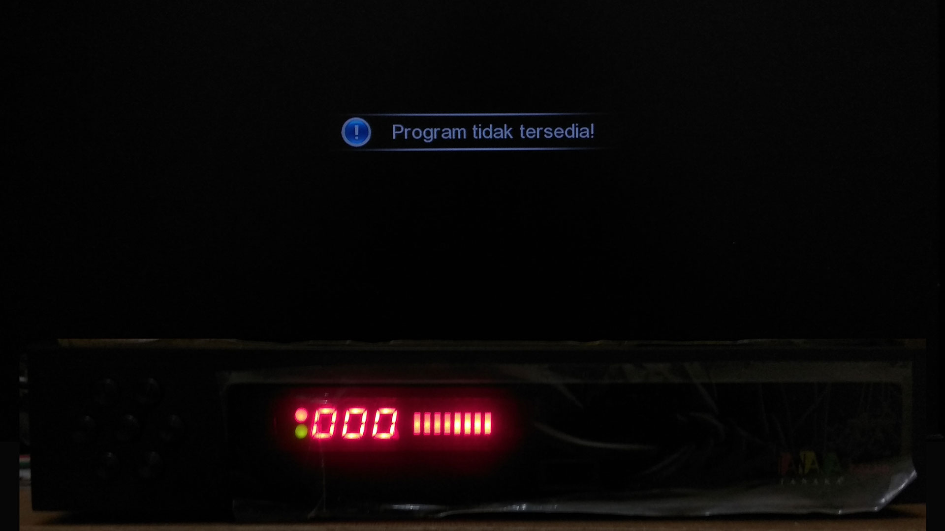 Cara Memperbaiki Tanaka Topas TV Program Tidak Tersedia