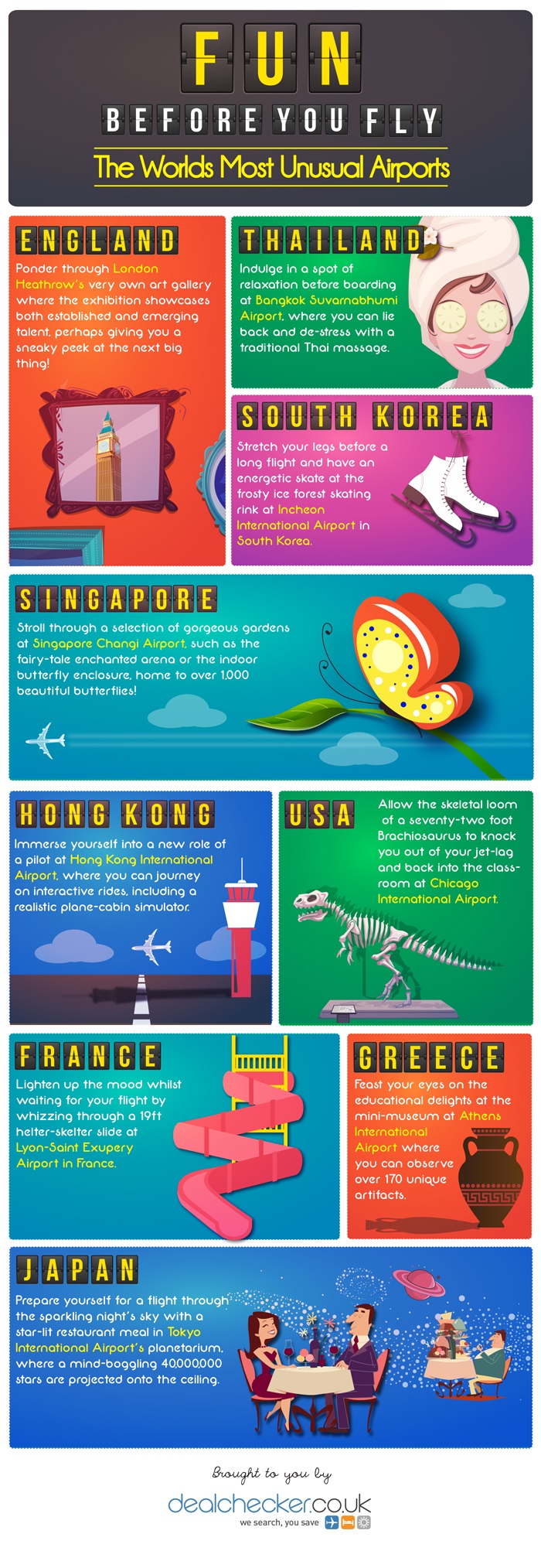 Infographic: Fun Before You Fly- The World's Most Unique Airports