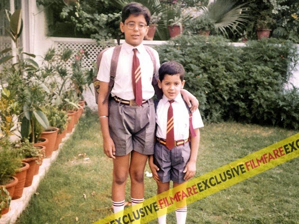 Bollywood Actor Sidharth Malhotra (Right) Childhood Photo with Elder Brother Harshad Malhotra | Bollywood Actor Sidharth Malhotra Childhood Photos | Real-Life Photos