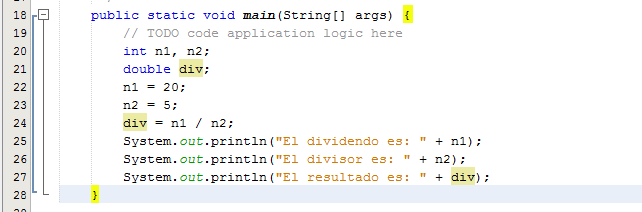 Variables y Constantes en Java - NetBeans by Jerson