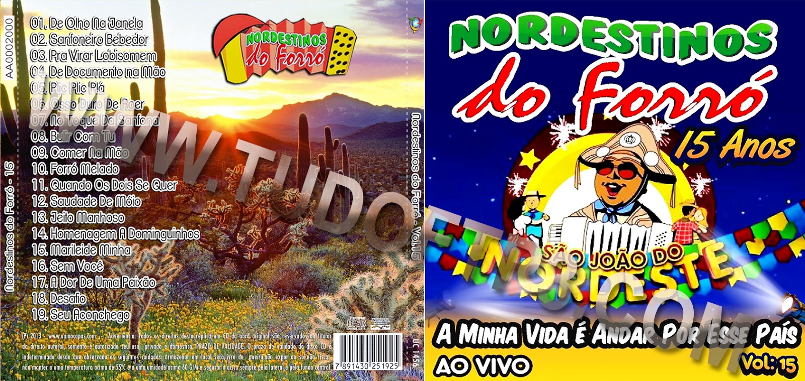 Nordestinos do Forró Vol.15 CD ftpcd