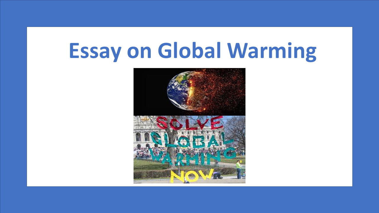 Global warming an essay