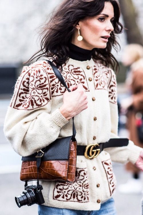 They All Hate Us LFW Street Style - Hedvig Opshaug Gucci Belt