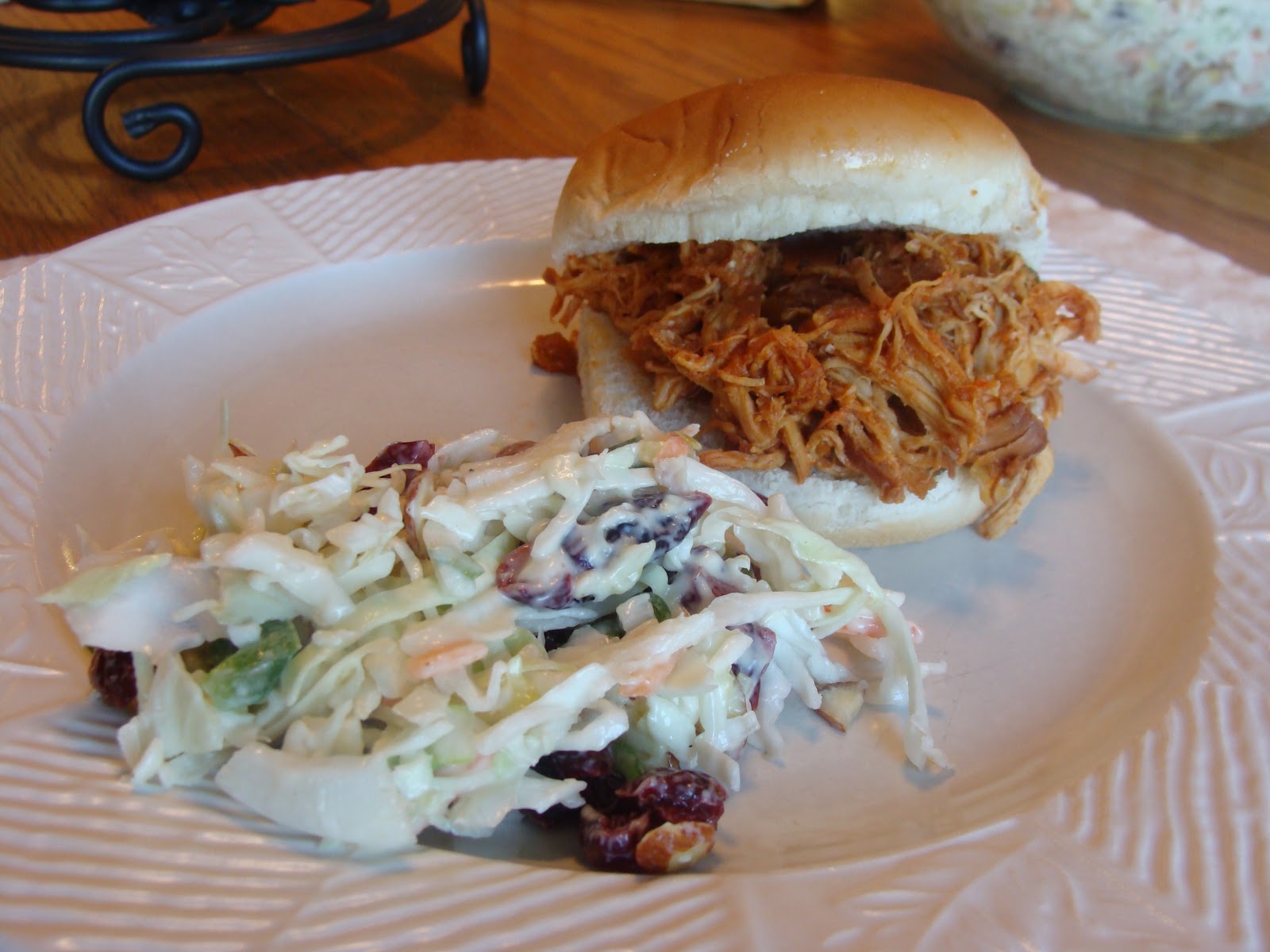 Kristi's Recipe Box Coleslaw with Almonds and Dried Cranberries