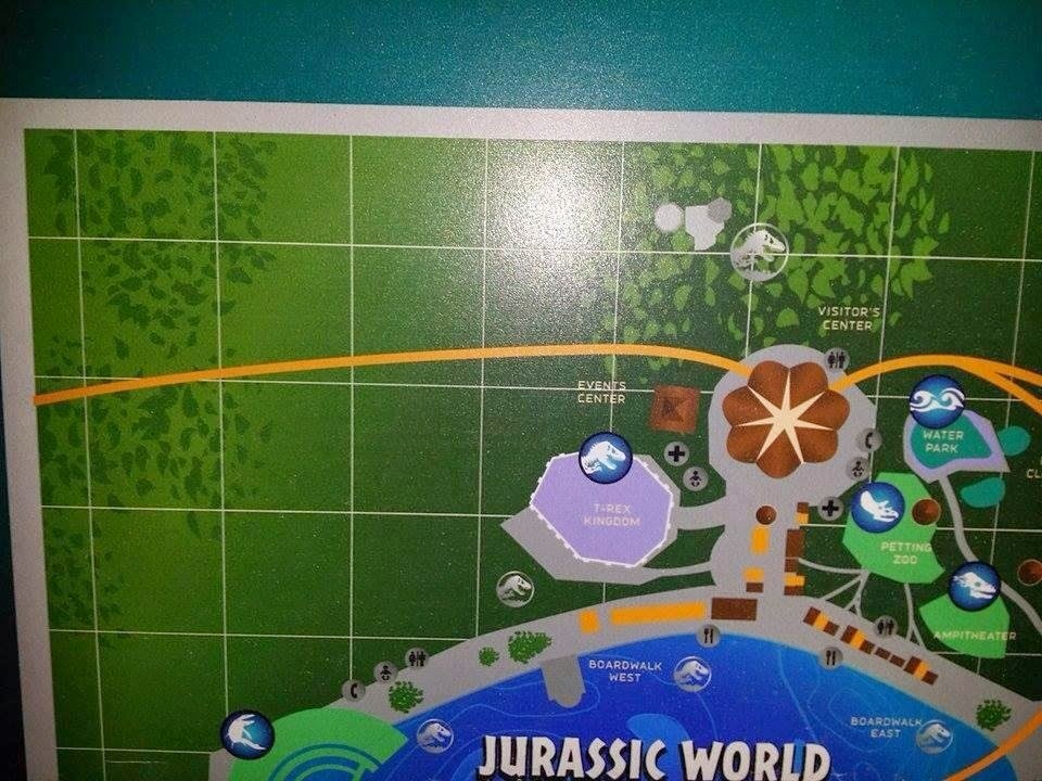 jurassic World map