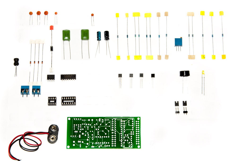 arduino geiger PCB detector components kit