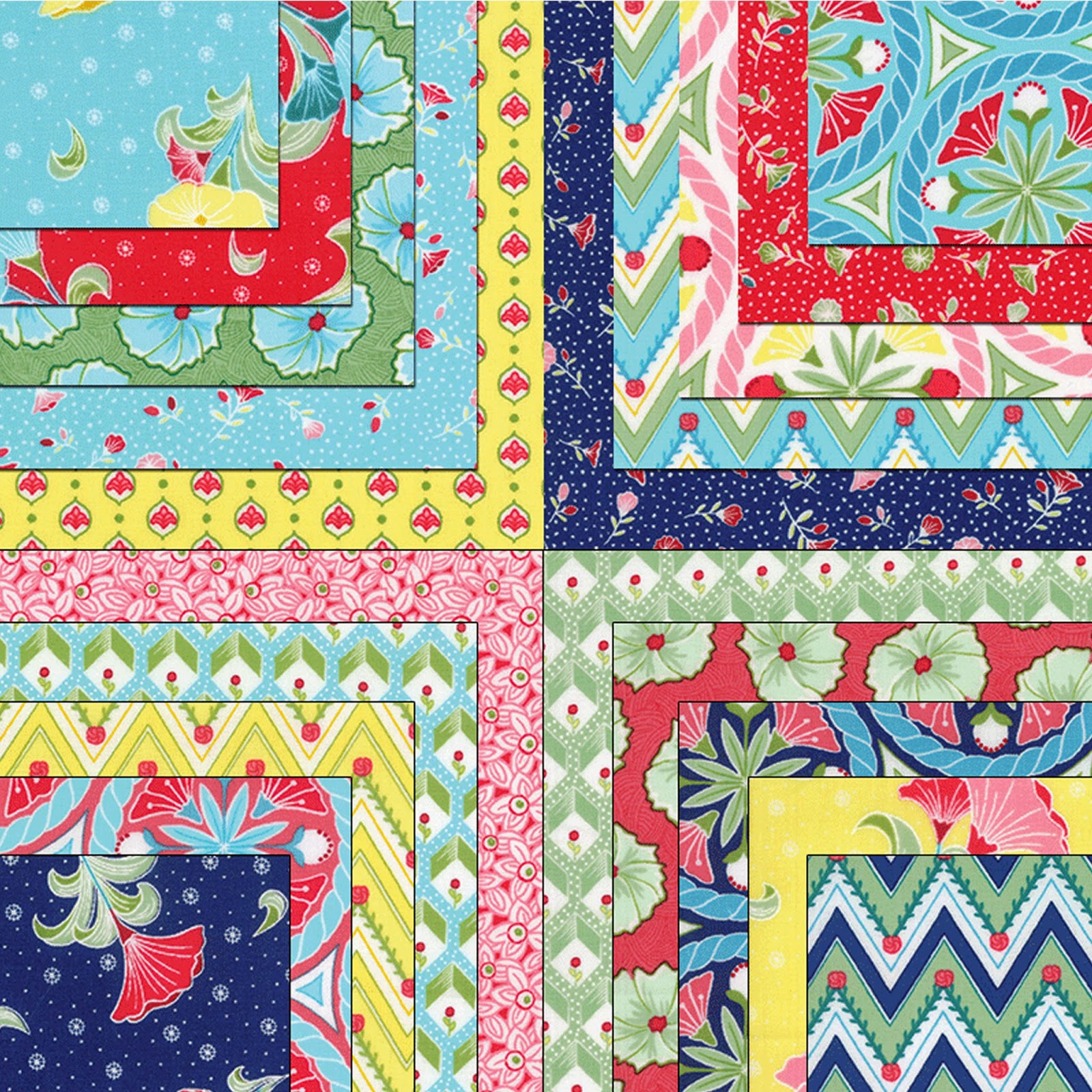 Crazy Quilt Girl Fabric Shop Moda PEDAL PUSHERS Fabric