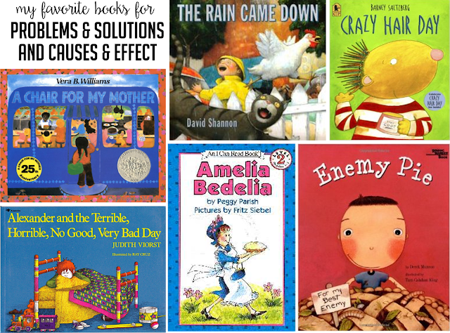 problem/solution books for kindergarten