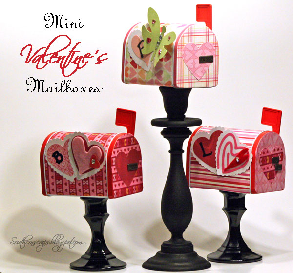 Mini Valentine's mailboxes
