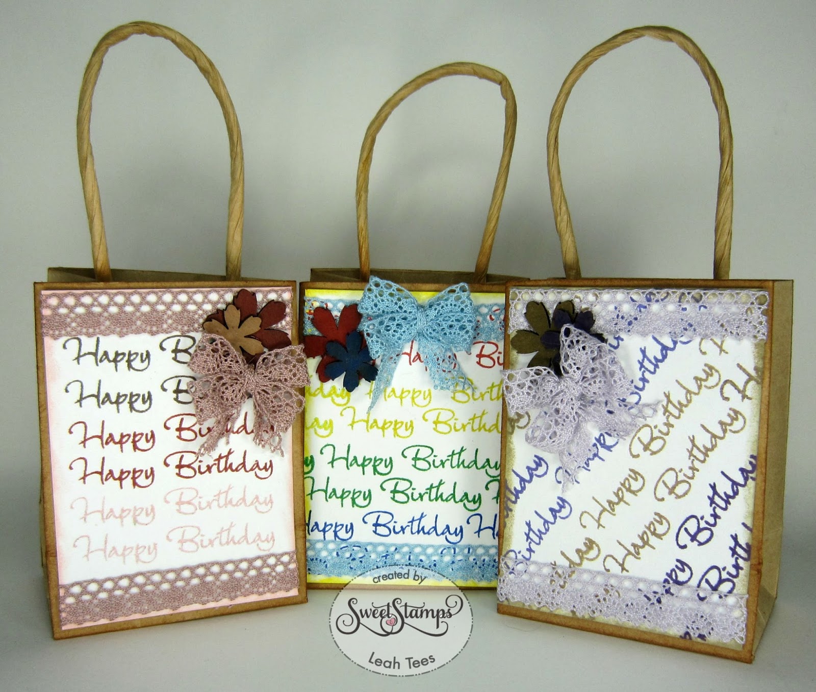 SweetStamps BLOG Mini Birthday Gift Bags witih Leah
