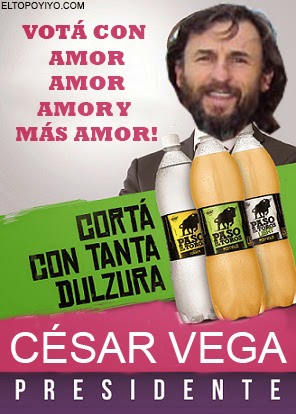 Meme Humor : César Vega presidente vs Salvador (Paso de los Toros) Presidente "Amor, amor, amor y más amor"