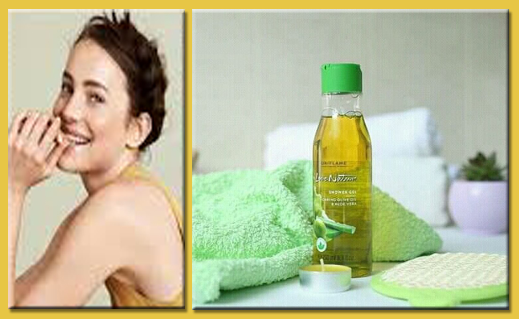 ORIFLAME Love Nature Shower Gel Caring Olive Oil & Aloe Vera Garda