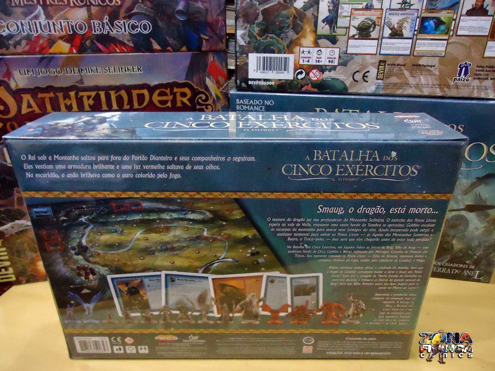 Pathfinder Batalha Cortes Profundos Jogo De Tabuleiro Miniaturas