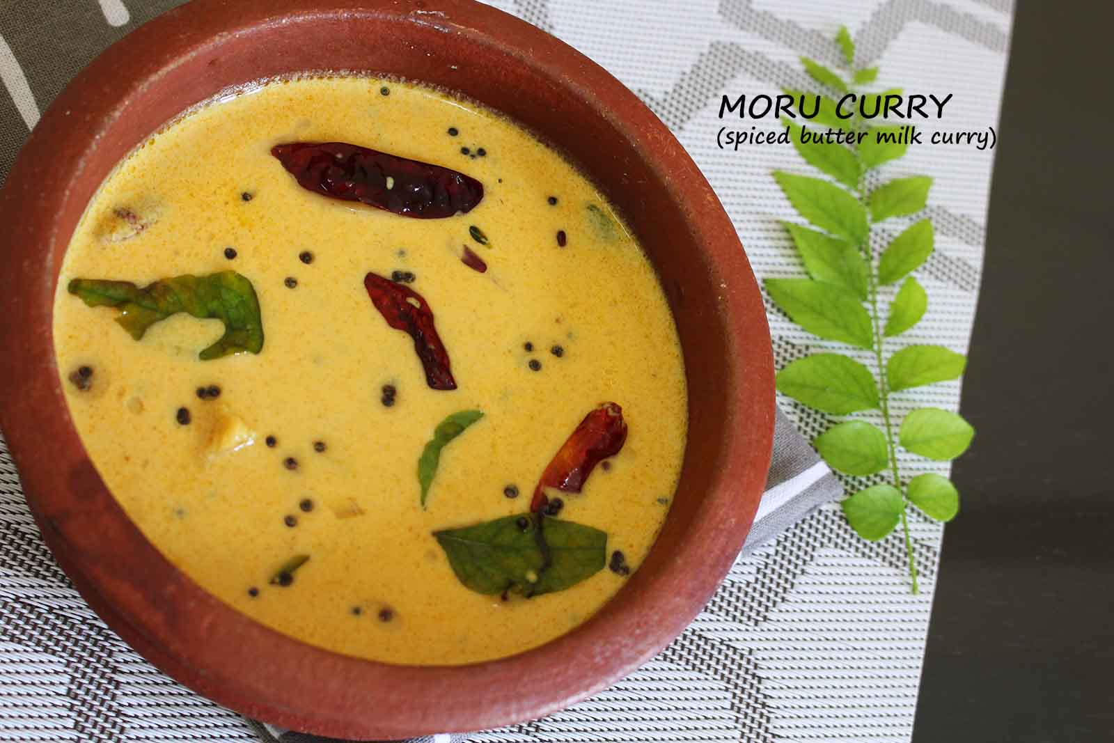 SPECIAL MORU CURRY SPICED BUTTERMILK CURRY / KERALA RECIPES