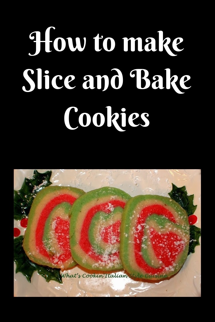 this is a cookie for Christmas and how to make slice and bake colors for holiday baking