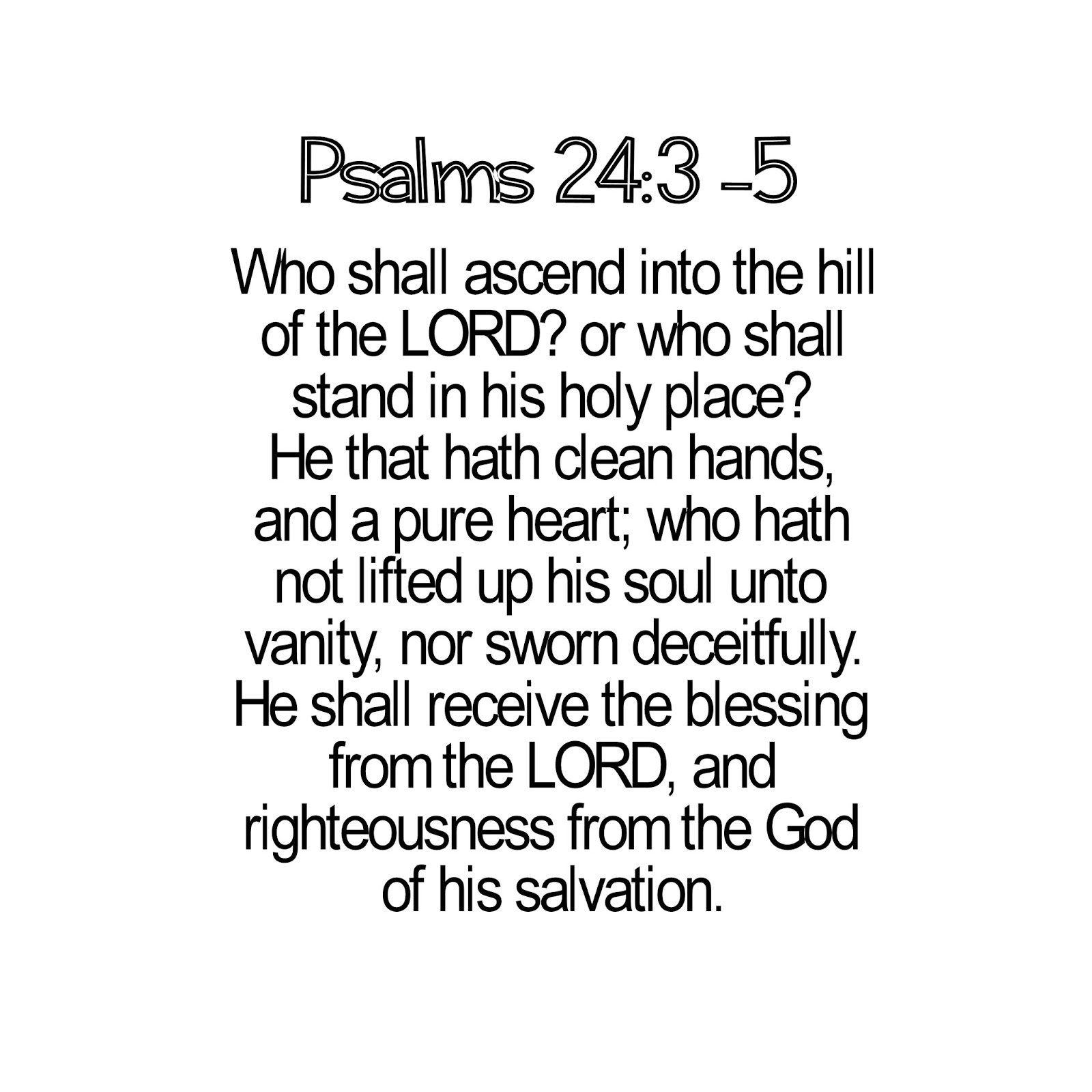 Psalms 24 3 4 Psalms 24 3 4