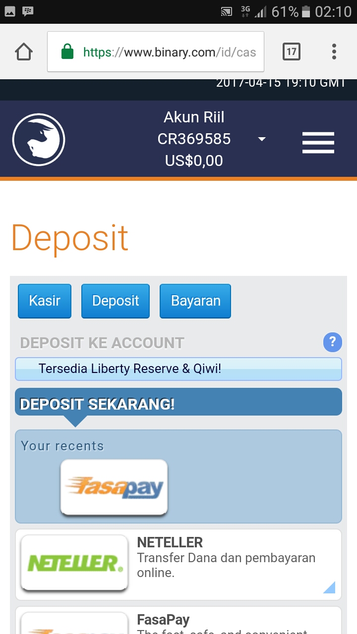 Binary option fasapay