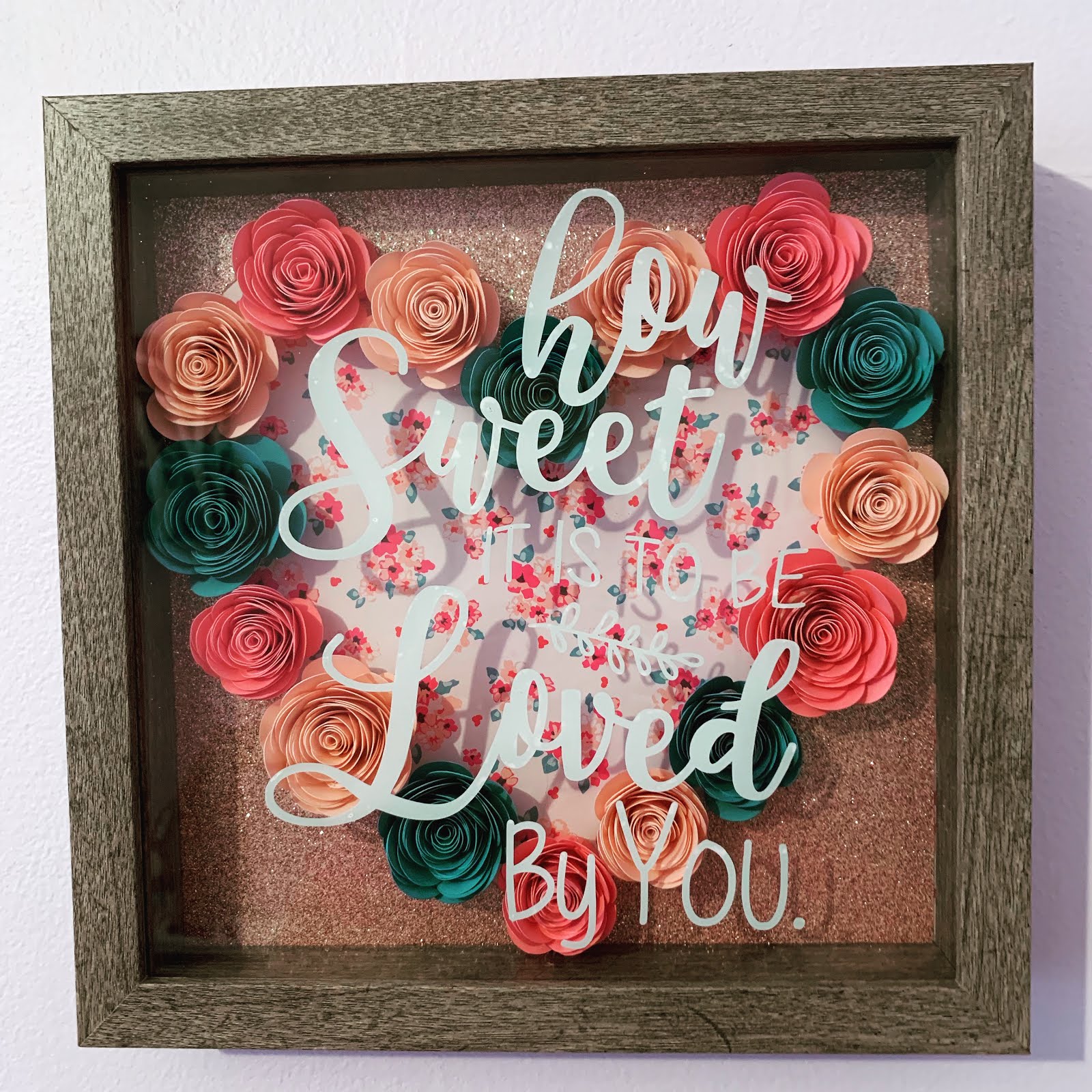 Jenny Janis Crafting Valentines Day Shadow Box