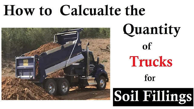 Quantity of Trucks required for soil fillings