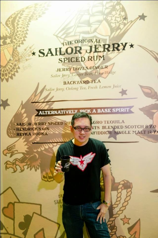 Just me having a cup of Sailor Jerry Spiced Rum