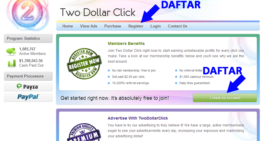 cara mudah mendapatkan $10 per hari hanya dengan klik iklan