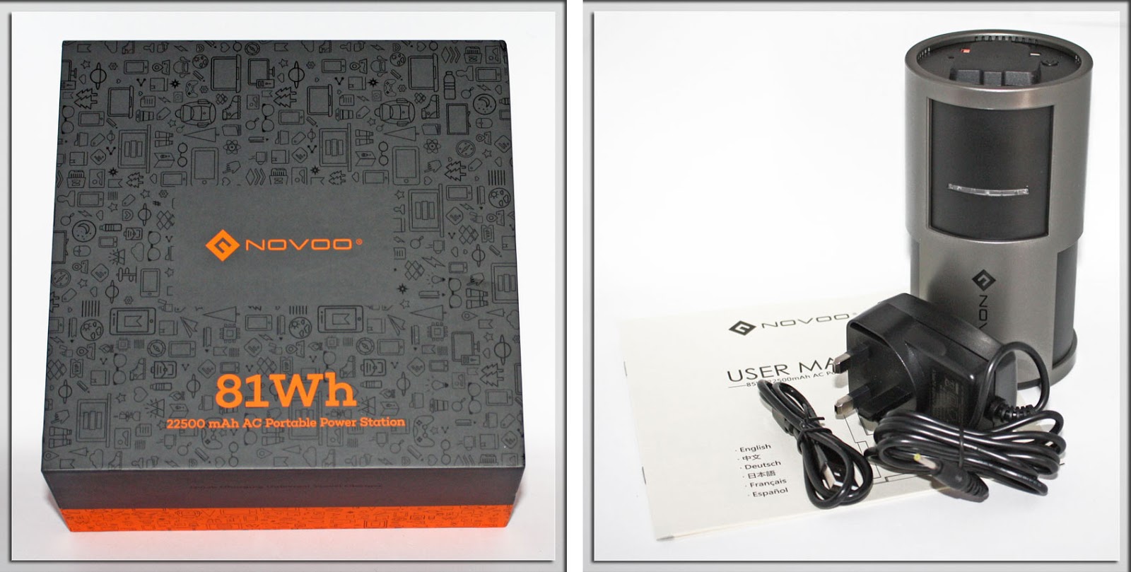 NOVOO Power Bank with AC Outlet 81W 22500mAh Review ~ Independent Reviews