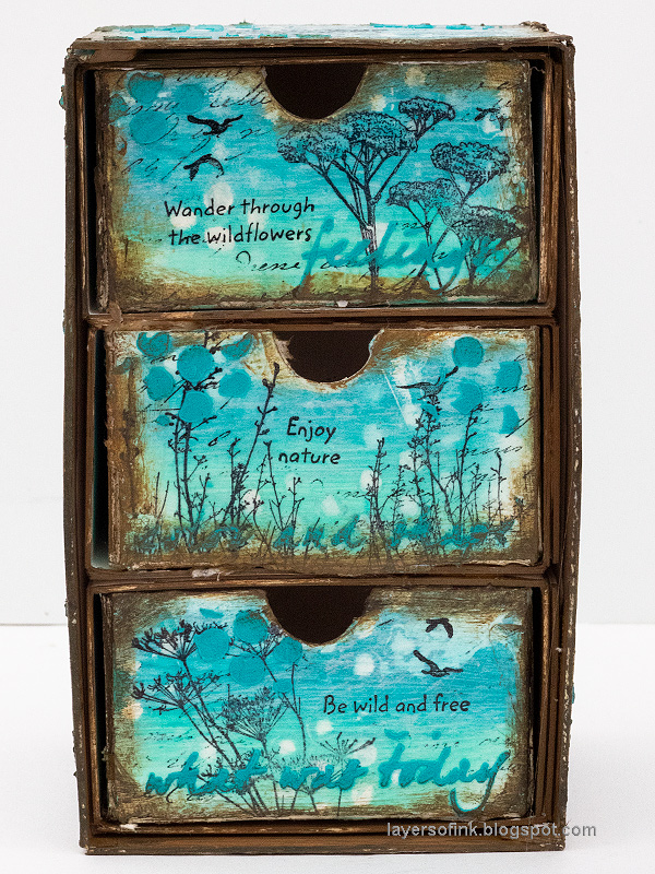Layers of ink - DIY Chest of Drawers Tutorial by Anna-Karin Evaldsson.