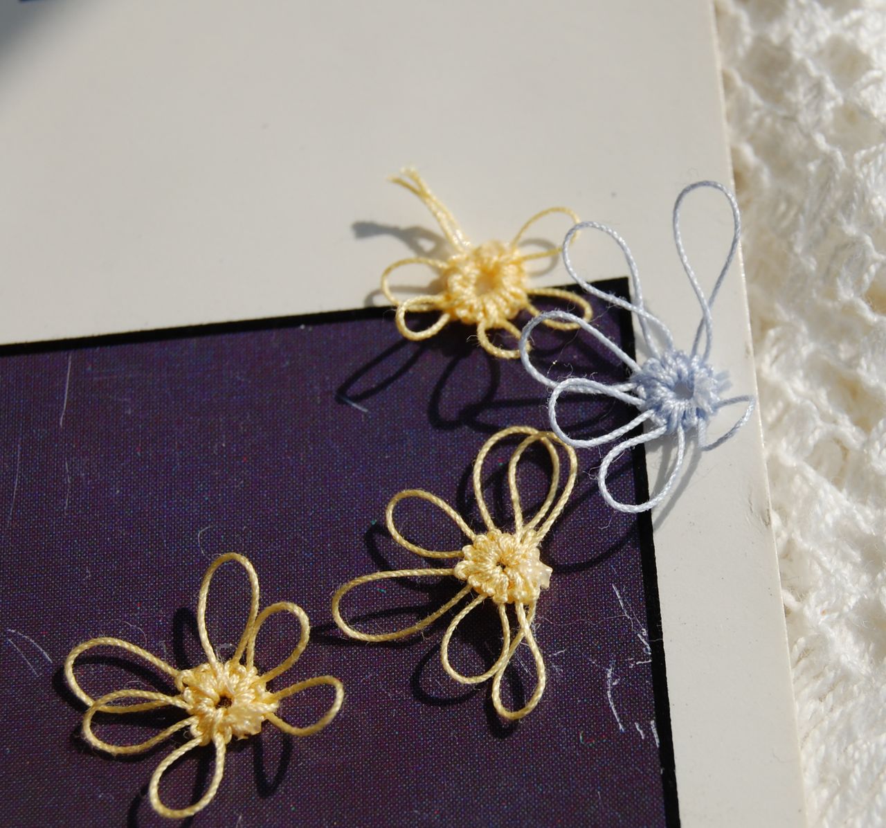 The Old Fashioned Baby Sewing Room Needle Tatting!