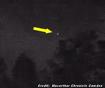 Resident Reports UFO Sightings Over Camden 12-1-13