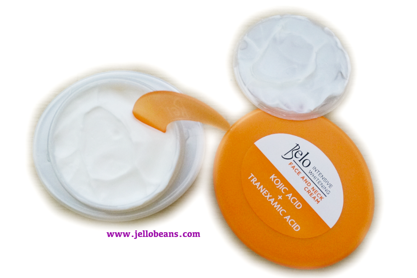 Belo Intensive Whitening Body Cream SPF 30 & Face and Neck Cream Review Jello Beans