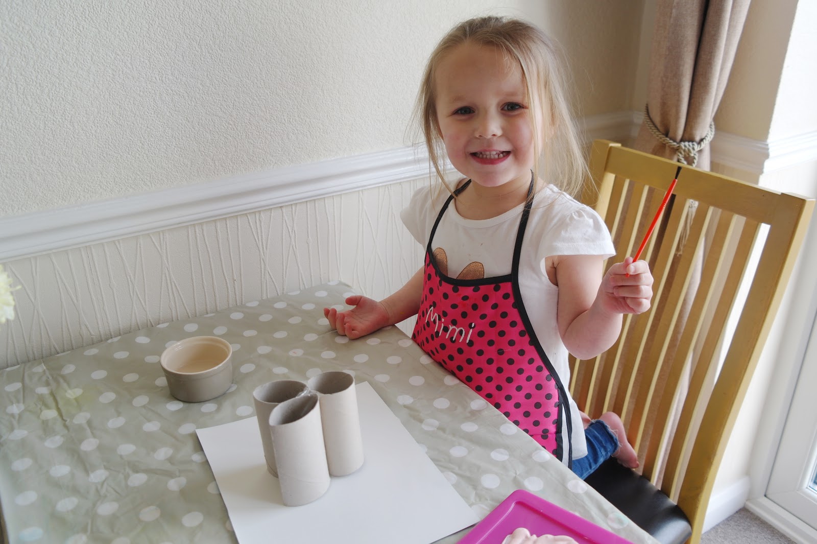 Easter Bunny Toilet Roll Stamps — Mimi Rose and Me