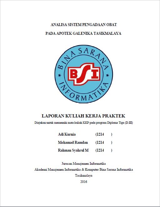 Atuhlah Blog Laporan Kkp Bsi 2016 Semester 5
