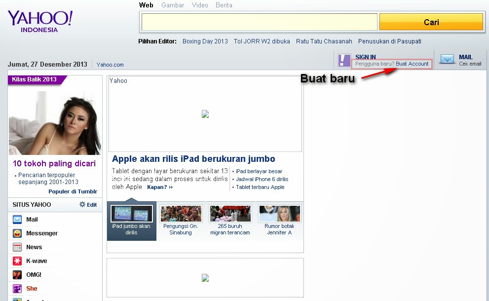 cara daftar email JEMBER PREKER