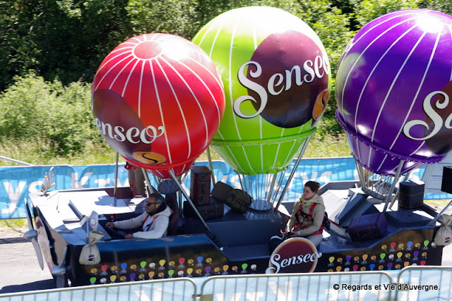 Tour de France 2016 au Lioran, Auvergne caravane publicitaire