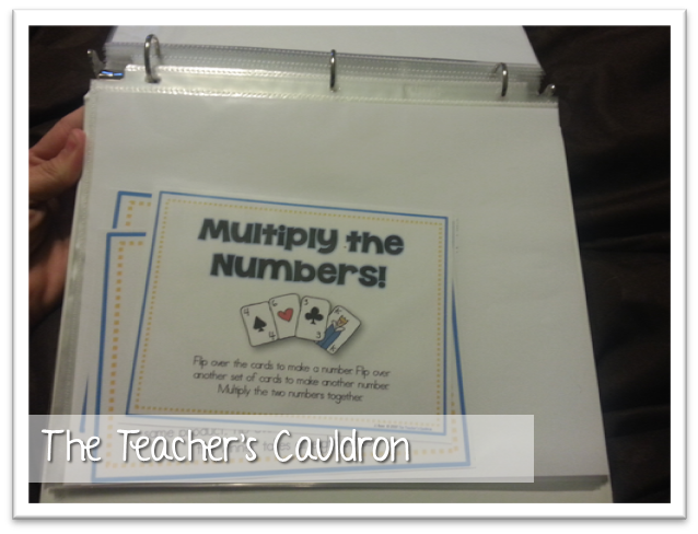 How binders and page protectors help me with math - Teacher by the Beach
