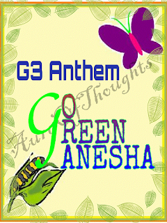 auraofthoughts - Ganesh chaturti eco friendly Ganesha aura of thoughts- GoGreen Ganesha
