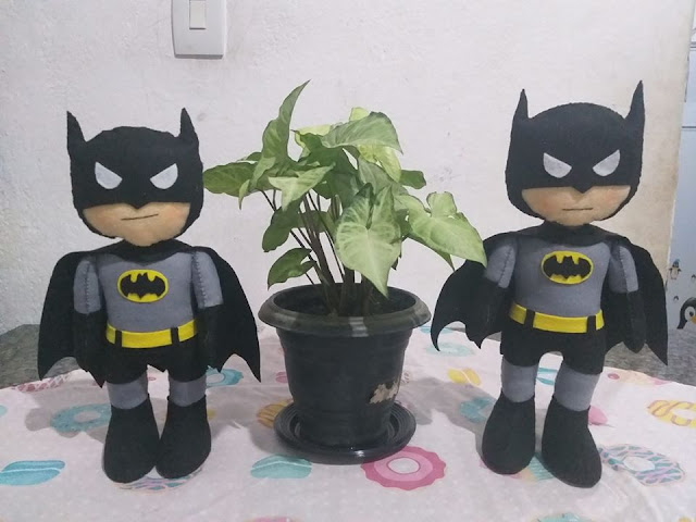 Molde Bonecos Batman para imprimir em feltro - Ver e Fazer