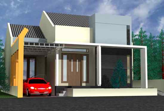 Desain Rumah Minimalis Modern 1 Lantai